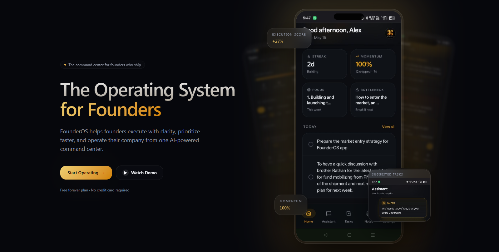 FounderOS — The Operating System for Founders